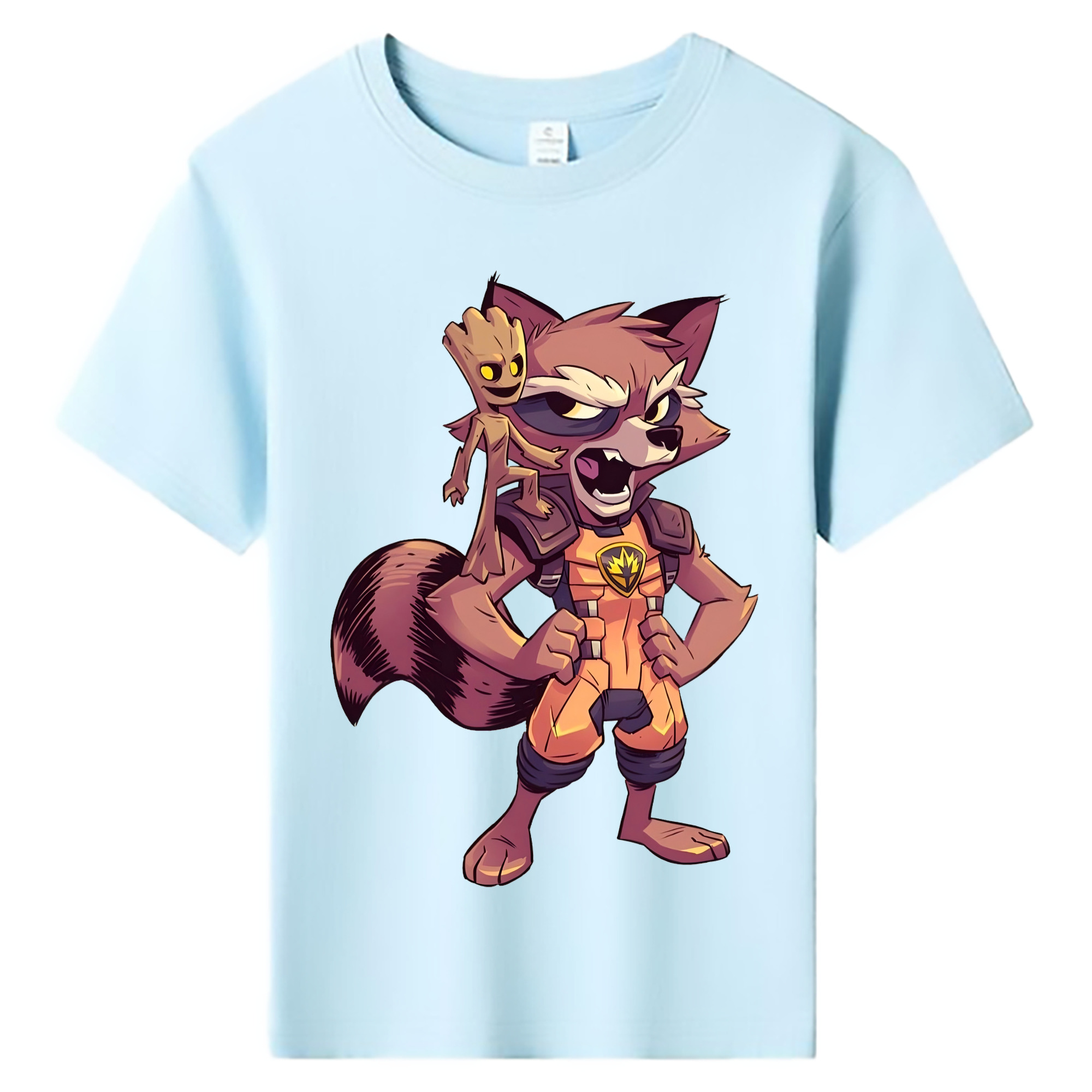 （画像用） アベンジャーズ The Avengers 綿100％キッズTシャツ（フロントプリント）